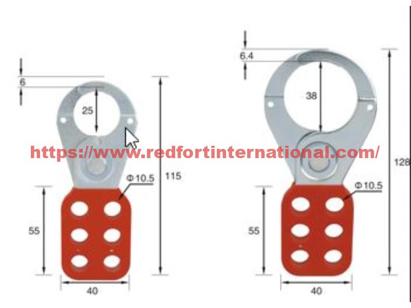Multip Lock Out Lockout Haps Elec Multi Lock , Red - Loto Master - redfortinternational.com